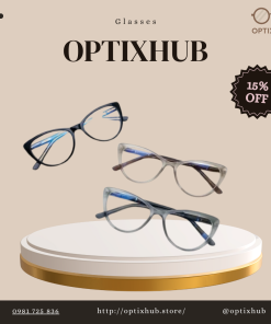 Gọng kính cận mắt mèo nhiều màu sắc